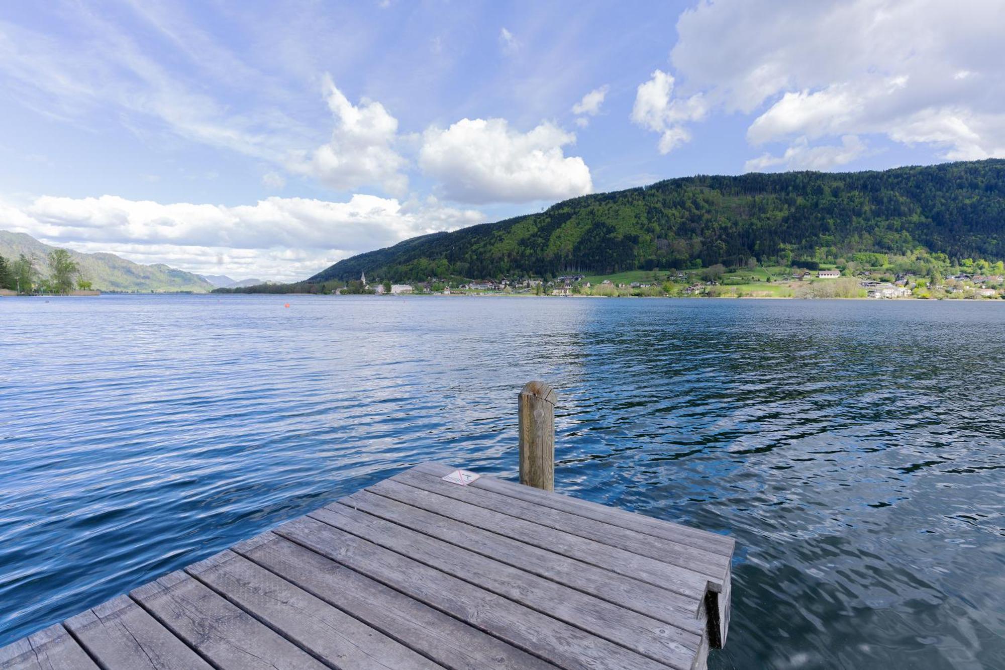 Ct-Gold Penthouse Bodensdorf Amatera Privater Seezugang Hallenbad, Skiarena Gerlitzen מראה חיצוני תמונה