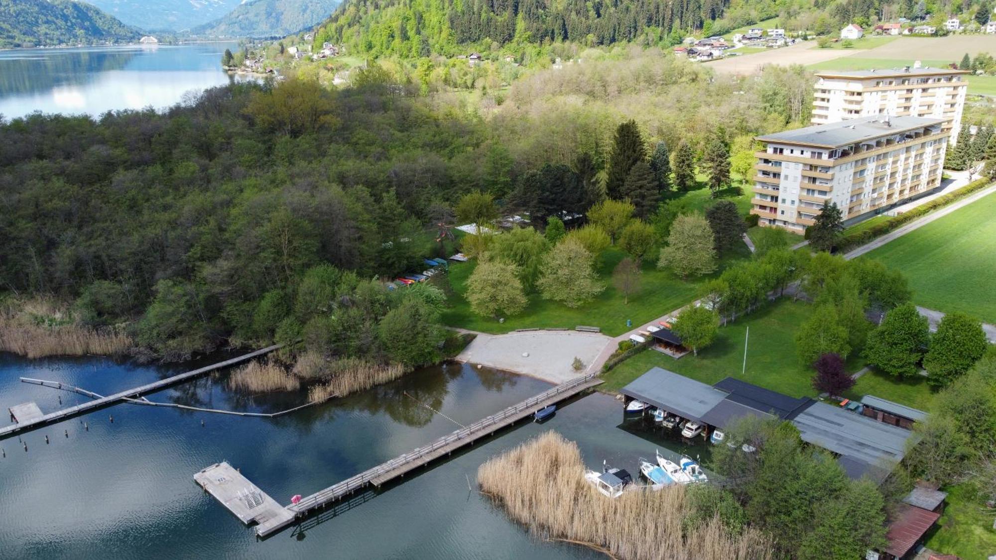 Ct-Gold Penthouse Bodensdorf Amatera Privater Seezugang Hallenbad, Skiarena Gerlitzen מראה חיצוני תמונה